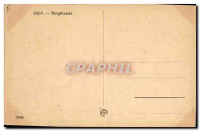 Viena — Burgtheater — 23044 — Reverso