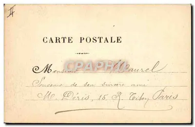 Teatro Sarah Bernhardt — Paris — editor Vincennes Louvres — Verso