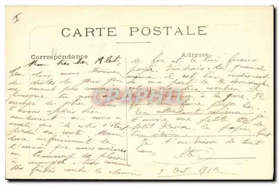 Verdun — O Teatro — J. Cliche & H. Lotrompette, Papeterie — Verso