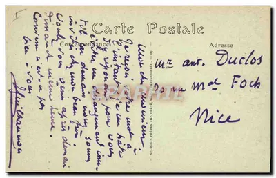 Villefranche-sur-Mer — Allgemeiner Blick — Nr. 1385 — Verlag: Meurdrin Frères, Aix-en-Provence — Rückseite