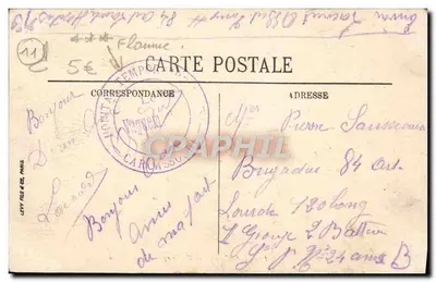 Carcassonne (Cidade) — O Castelo — LL — Verso