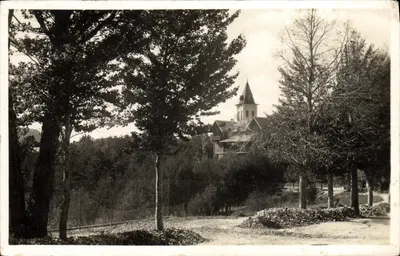 Thorenç (A.M.) — église et paysage — Ind. Photo. Delahaye - Nice