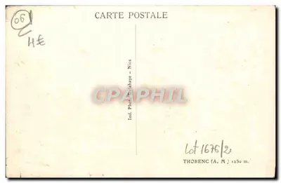 Thorenç (A.M.) — église et paysage — Ind. Photo. Delahaye - Nice — Verso