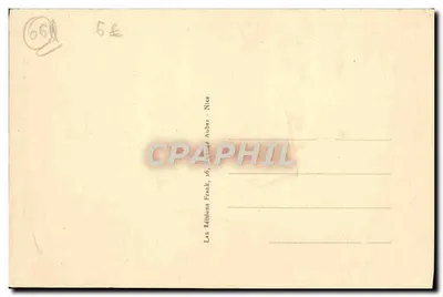 Le Castellaras widziany z doliny — Thorenç (A.M.), wys. 1250 m — Éditions Frank, 56, avenue Aubert - Nice — Rewers