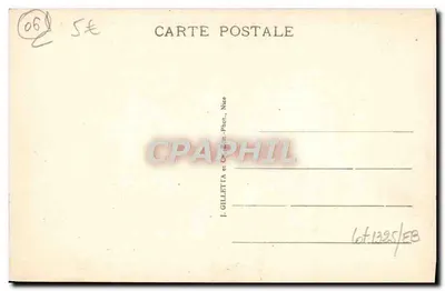 Beaulieu-sur-Mer (A.-M.) - Punta Fourmie y Jardines — Edit. Gilletta, n° 329 — Reverso