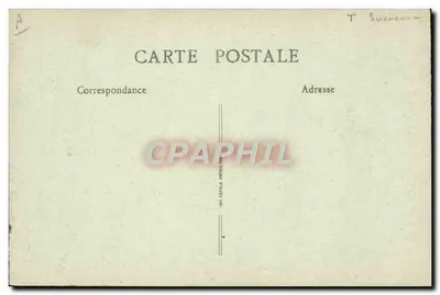 Roye (Somme) - Ruínas da Usina de Açúcar Mandron - Antiga Estação de Cavalo famosa, na estrada de Paris a Lille — Verso