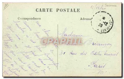 Roye — Usina de açúcar Labruyère — Ed. Meleye, Saint-Denis — Verso