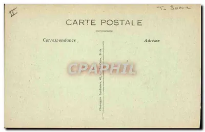 Roye — Zuccherificio Mandron, via di Parigi. Cortile interno — (1917) — Fot. Ripross, Viéc Parigi — Verso