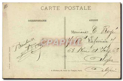Biaches (Somme) — Las ruinas de la Zucarera — Visé París 145 — Reverso