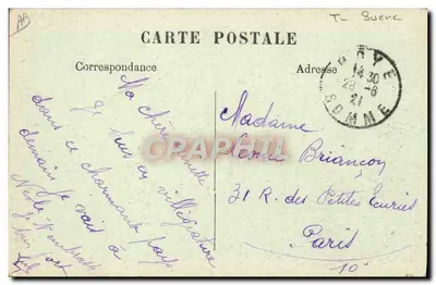 Roye — Usina de Açúcar Leboudy — Ed. Meleye, Saint-Quentin — Verso