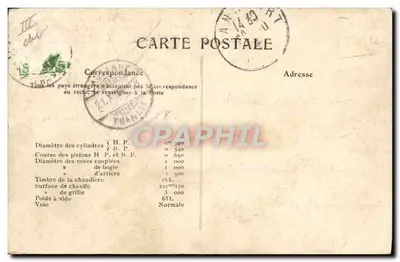 Locomotive Compound type Atlantic — France — Éditeur : F. F. — N° 33 — Achterkant