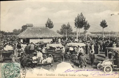Cavaillon - Champ de Course - Le Pesage — Événement annuel à Cavaillon, 1926