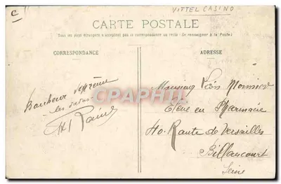 VITTEL - Le Champ de Courses — édition Ferrari — Rewers