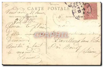 O Bois de Boulogne, um dia de corridas — Na grama — Spido Gaumont, n°8 — Verso