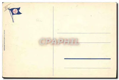 S.S. George Washington — navio governamental americano — United States Lines — Verso