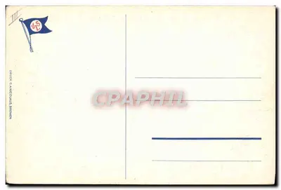 S.S. GEORGE WASHINGTON — navio governamental americano — United States Lines — Verso