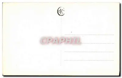 Mulher em vestido rosa e soldado em uniforme — cena íntima — E.K. n°1745 — Verso