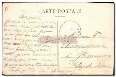 Camp de CHAMBARAN — Canon de 75 — Éditeur : Chambaran — Achterkant