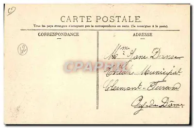 Tipo d'Auvergne — L'Hironnelle - Parigi — L'Hironnelle - Parigi — Verso