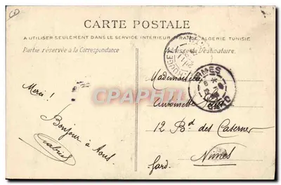 L'Auvergne — Gens de chez nous — Dans la Neige — G.P.A. 'Fard' n° 8007 — Reverso