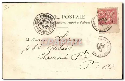 Attelage Auvergnat — Paisagem rural — Lib. Bougé-Béal, 21, rue de l’Ecu, Clermont-Ferrand — Verso