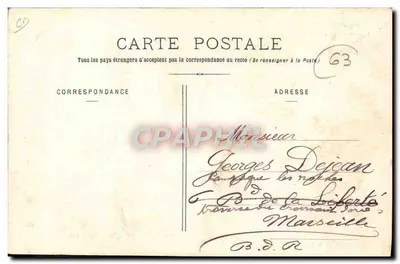 Un gruppo di Brayaudes — Auvergne — G. Delaunay, edit., Clermont-Ferrand — Verso