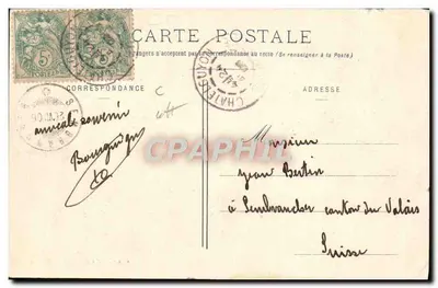 Auvergne - Le Vendanges — G. Delaunay, editore Clermont-Ferrand, n°226 — Verso
