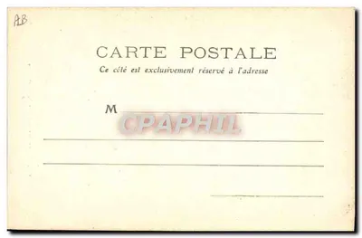 Type des environs du Mont Dore et de la Bourboule — L'Auvergne — C.C.C. n°274 — Verso