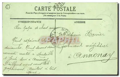 Tunis — O Teatro Municipal — LL. n° 239 — Verso