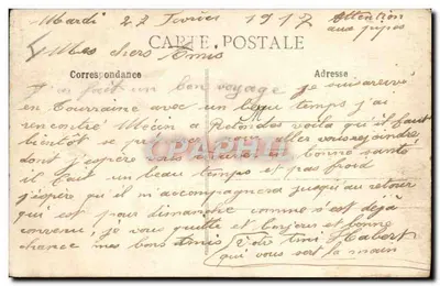 Tours (1.-et-L.) — Teatro Municipal (Fachada principal) — A.x.B. — 9031 — Verso