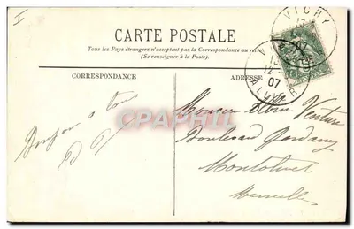 Vichy — Foyér teatru — LL. — Rewers