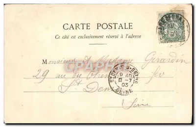 Chambéry — La Croix du Nivolet — Lib. Edt. E. Baynaud, Chambéry - 289 — Verso