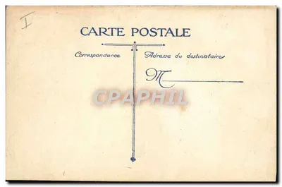 Parc Monceau — Vista das ruínas das colunas ao lado de uma lagoa — Bilhete postal antigo n°708 — Verso