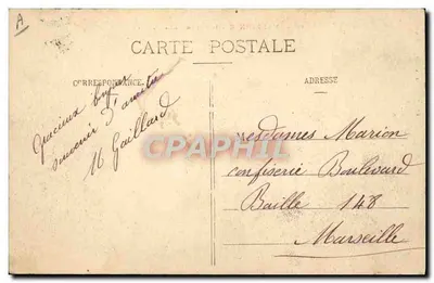 Saint-Étienne — Instituut voor Doofstomme — Uitgave Nouvelles Galeries, Saint-Étienne, n°292 — Achterkant