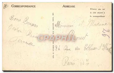 Le Touquet-Paris-Plage — Wyścig, widziany z trybun — Wydawca Lévy i Neubens, nr 237 — Rewers