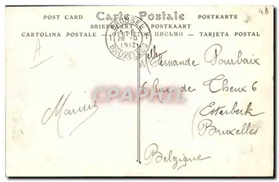 Targi w Auteuil — Widok na trawę — ND Phot. — Rewers