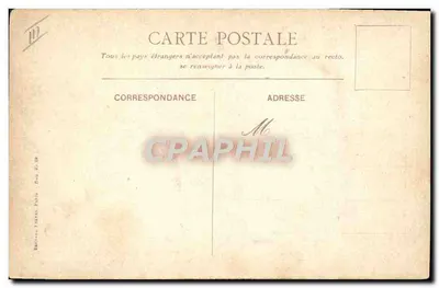 Hinduski zamek w Colombo — D'après l'aquarelle de M. Gilbert GAILLAND — Messageries Maritimes — Rewers