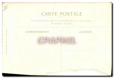 El Vieux Fort en Mombasa — Compañía de Correos Marítimos — editor Devambez, Grav. & Edit. — Reverso