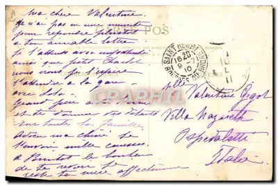 Le Djemnah em rade (Mayotte) — Compagnie des Messageries Maritimes — editor Pierre Chabanneau & Co. Cognac — Verso
