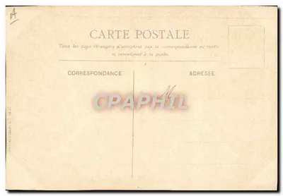 Vista de un puerto con acantilados — ilustración — editor no visible — Reverso