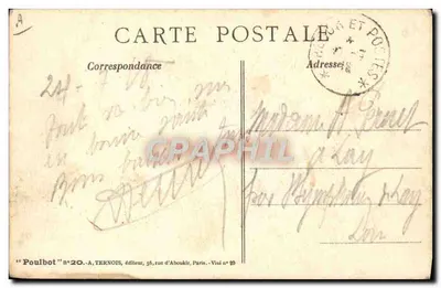 Soldaten met toestemming — militair humor — uitgever Poulbot, n°20 — Achterkant