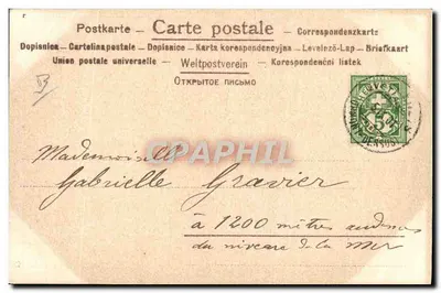 Frau in einem Pique-Setting — E. Schend — Nr. 1901 — Rückseite