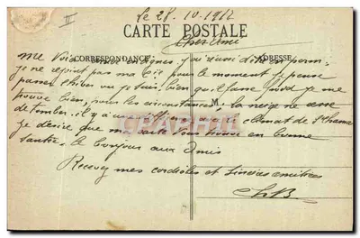 Reconstrucción de un obús alemán de 420 — Frente de Alsacia — A. Bouteiller, editor fotográfico, Épinal, n°720 — Reverso
