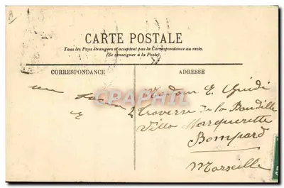 Femme en costume traditionnel — Auvergne — LL, n°32 — Verso
