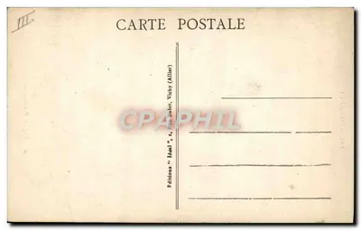 Dzieci z Bourbony — seria 39 — Wydawca Ideal, Vichy (Allier) — Rewers