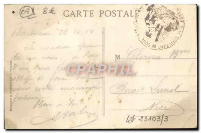 Sospel (a.-m.) — La Promenade et le Barbonnet — Édition Gilistia, n° 3515 — Verso
