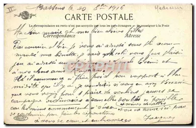 Bordeaux. — Faculdade de Medicina e Farmácia — Editor: Carto-Phile Marseille — Verso