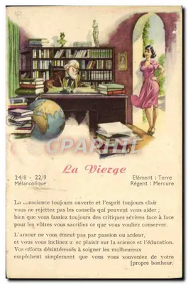 A Virgem — astrologia — Impressora IG, Paris