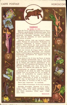 Touro — Horóscopo — Série Horóscopo C, editada por M.D. Paris