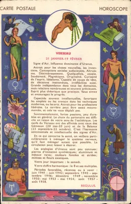 Verseau — Horóscopo — M.D. Paris